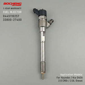 Inyector de Combustible Common Rail de Alta Calidad 0445110257 33800-27400 para Hyundai Tucson I30 Sonata Kia Sportage 2.0 CRDi Motor D4EA - Product Image 1