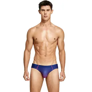 Personalizzazione all'ingrosso da uomo Sexy alla moda sublimazione stampa digitale a compressione aderente pantaloni da nuoto baule