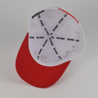Cappellino da Baseball in Denim a 5 Pannelli di Alta Qualità, 100% Cotone, con Ricamo Floreale 3D e Design a Strisce, Sportivo Bicolore alla Moda Unisex