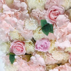 Đám Cưới Sân Khấu Hoa Tường Trang Trí Nội Thất Giá Rẻ Giá Hồng Backdrop Bảng Điều Chỉnh Cuộn lên Vải Vải Lụa Hoa Tường - Product Image 3