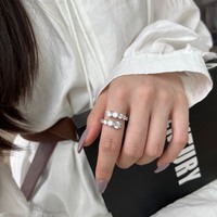 Dylam Meilleure Vente Bijoux Fins Tendance Bague en Zircon Cubique Diamant Cz Bague Serpent en Argent Sterling S925 Bague Ouverte Pour Cadeau de Mariage