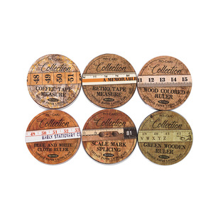 1 cuộn dài hạn băng Băng đo bộ sưu tập loạt cuộn giấy theo chủ đề Sổ Tay Tự làm trang trí Vòng dán - Product Image 5