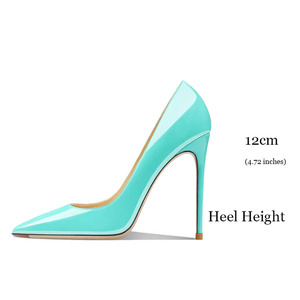 Moda nuova punta a punta elegante luce blu <span class=keywords><strong>tacchi</strong></span> alti per le donne primavera autunno Stiletto per le scarpe da sposa décolleté - Product Image 6
