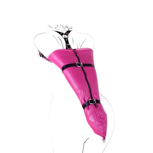 ถุงมือรัดรูปสีแดงอมม่วงแบบซิป รุ่นเซ็กซี่รัดมือ ถุงมือรัดรูปหนัง รัดมือแบบหนัง BDSM0165 - Product Image 6