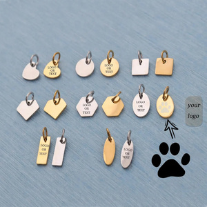 <span class=keywords><strong>Colgante</strong></span> de Acero Inoxidable <span class=keywords><strong>Personalizado</strong></span> al por Mayor con Dije para Collar DIY, Logotipo <span class=keywords><strong>Personalizado</strong></span>, Regalos Hechos a Mano, Joyería para Mascotas, Perros, con Placa de Identificación - Product Image 6