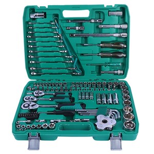 121PCS Toolbox Hardware Tool Hand Tools <strong>Ratchet</strong> Socket Wrench Spanner <strong>Set</strong> Mechanic <strong>Screwdriver</strong> Tool <strong>Set</strong> - Product Image 3