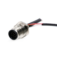 Câble d'aviation personnalisé YZCONN GX12 GX16 12 broches, prise M12 M16 vers faisceau de câbles JST