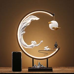 Lampe aromatique Chang'e volant vers la lune, ornement pour meuble TV, <span class=keywords><strong>table</strong></span> <span class=keywords><strong>basse</strong></span>, salon, décoration de cave à vin - Product Image 6