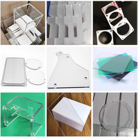 Forme personnalisée d'usine flexion polycarbonate coupe cnc ligne plié acrylique pour le traitement des pièces