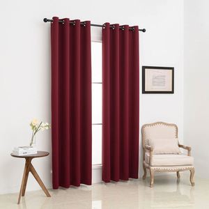 Window Curtains <b>100</b>% <b>Polyester</b> Blackout Wave Insulated Curtains Wholesale Ready Made Valance Office Woven Modern Washable Solid - Product Image 2