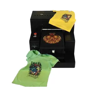 All in One Printing Clothes Machine T-Shirt Clothes Dtg Flatbed Printer