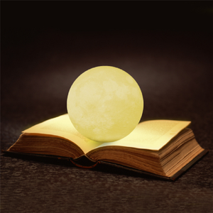 Hot Selling Warm and Cool White Dimmable Touch Control Moon Light Lamp Night Light PVC LED Night Lights - Product Image 4
