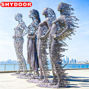 Sculpture personnalisée en acier inoxydable en forme <span class=keywords><strong>de</strong></span> spirale <span class=keywords><strong>de</strong></span> <span class=keywords><strong>vigne</strong></span>, statue métallique moderne abstraite <span class=keywords><strong>de</strong></span> grande taille pour l'extérieur, art <span class=keywords><strong>de</strong></span> jardin et <span class=keywords><strong>de</strong></span> pelouse - Product Image 5