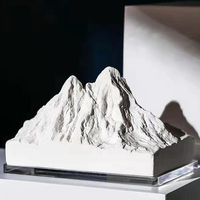 Pierre de diffuseur d'huile de décoration de bureau de voiture, diffuseur d'aromathérapie en béton gris neige, diffuseur d'huile parfumée au ciment sans feu