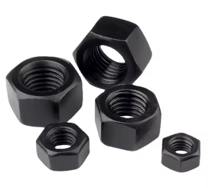 น็อตหกเหลี่ยมเมตริก DIN 934 เหล็กชุบดำ 8.8 10.9 ขนาด M12 M14 M16 M18 M20 M22 M24 M36 - Product Image 2