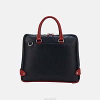 CHOU Shanghai – Porte-documents de luxe en cuir véritable fait main, écologique, avec ouverture large et fente pour chariot à bagages, pour homme