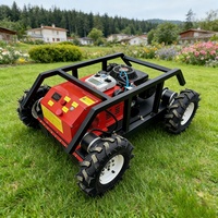 Tondeuse à gazon autopropulsée télécommandée, spécialement conçue pour les terrains de golf, à essence, à rayon de braquage nul