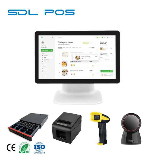 Best Price Register Android Cash Epos System Restaurant Pos Complete Automatic Supermarket Machine All CE Certificate