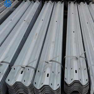 מעקה בטיחות H הודעה כביש בטיחות מערכת 550g אבץ מעקה בטיחות כביש פלדה התרסקות מחסום H קרן מגולוון להגמיש קרן מעקה בטיחות - Product Image 5