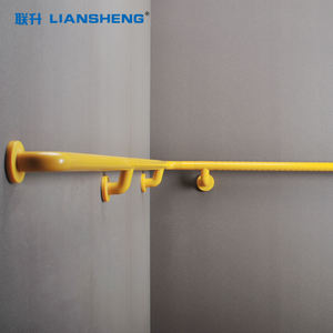 Main courante murale ronde en acier inoxydable et nylon pour <span class=keywords><strong>escalier</strong></span>, barre de maintien pour couloir - Product Image 5