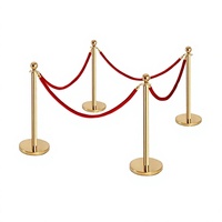 Barrière de gestion de file d'attente en corde linéaire en acier inoxydable de haute qualité pour intérieur, contrôle de sécurité, hôtels, cinémas, événements sportifs Ufeiya