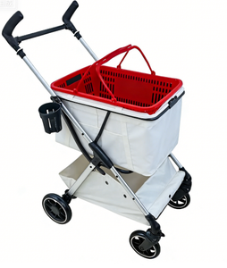 Mamago 605-3 4 Tekerlekli Alüminyum Alaşımlı Katlanabilir Hafif Su Geçirmez Yıkanabilir Taşınabilir Konforlu Köpek Kedi Evcil Hayvan Arabası Havayolu Uygunu - Product Image 2