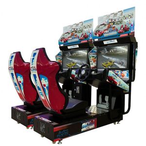 Máquina Simuladora de Carreras Arcade Multijugador con Cabina y Pantallas, Sistema de Conducción, Equipo para Centro de Entretenimiento, Auto de Carreras - Product Image 3