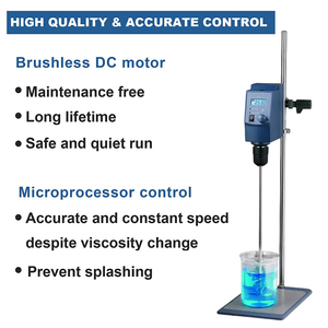 Agitateur de laboratoire haute vitesse 20L, homogénéisateur suspendu, mélangeur électrique numérique LCD - Product Image 3