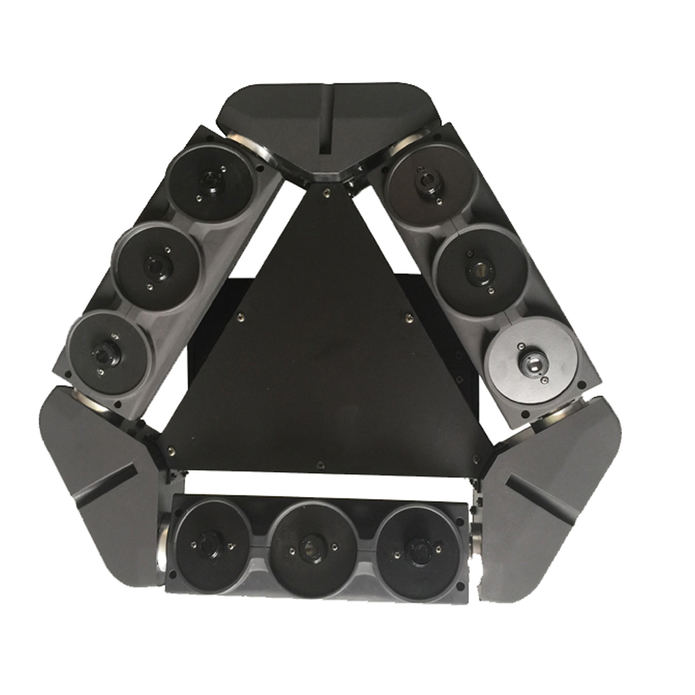 Новинка 2021, 9 головок, движущаяся головка, RGB лазерный свет, лазерное шоу