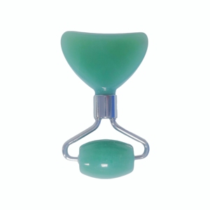 Rouleau de massage facial portable pour le lifting du visage, en jade aventurine verte - Product Image 6