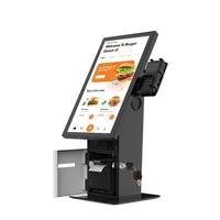 Kiosco de Pedidos de Autoservicio para Restaurantes, Pantalla Táctil, Intel Core I7, Lector de Códigos de Barras, Lector de Tarjetas, Impresora, Escáner, SDK, Sistema de Pago