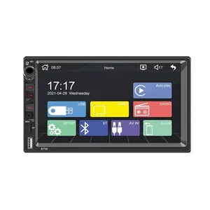 Chinese Factory Price 7 inch Car Radio HD Touch Screen Android Auto Carplay Car MP5 Player With Rear View Camera