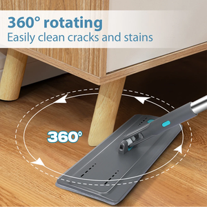 Precio de Fábrica: Mopa Plana Autolimpiante 360 Magic Squeeze Manos Libres con Cesta de Plástico, Set Profesional para Limpieza del Hogar - Product Image 5