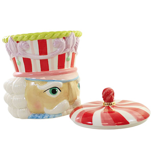 Hộp Đựng Thực Phẩm Kẹo Cổ Điển Trang Trí Nhà Cửa Ngày Lễ Tùy Chỉnh Hộp Đựng Bánh Quy Đầu Bạc Hà Bạc Hà Bằng Gốm Giáng Sinh - Product Image 5