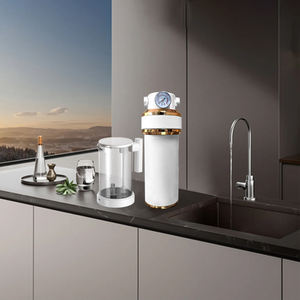 <span class=keywords><strong>Filtre</strong></span> à eau sans électricité Système de filtration RO à 4 étages avec <span class=keywords><strong>bouilloire</strong></span> à <span class=keywords><strong>filtre</strong></span> alcalin - Product Image 3