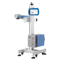 Imprimante laser volante automatique en ligne 220V, facile à utiliser, pour l'impression de dates sur film plastique