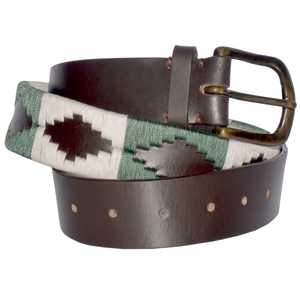 Ceinture Polo en Cuir Véritable Personnalisée, Ceinture Argentinienne Tressée Artisanale de Qualité Supérieure, Ceintures en Cuir de Vachette Pleine Fleur, Sacs et Étuis LPB-0037 - Product Image 1