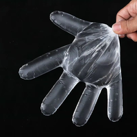 Sac plat en PE transparent à fond plat avec soufflet pour le stockage – Offre Spéciale