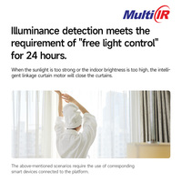 Détecteur de Présence Humaine Intelligent Tuya Zigbee en Gros, Capteur de Mouvement PIR et d'Éclairement, Montage Plafond AC 100-240V
