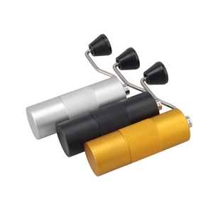 24 Grinding <b>Settings</b>,<b>Plastic</b> Handle,Portable Mini Coffee Grinder - Product Image 3