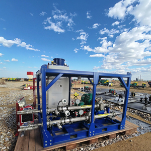 Mỏ dầu gãy hóa chất tiêm Skid với tàu áp lực PLC Bơm bánh răng cho Polymer Lũ lụt trong offshore lĩnh vực dầu - Product Image 1