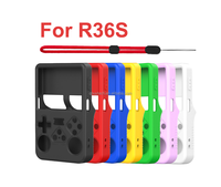 Nouvelle coque de protection en silicone souple pour console de jeu R36S, housse R36 Max, accessoires de protection, coque en silicone R36S, protection