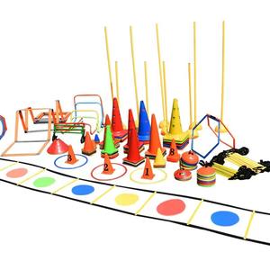 Cône d'agilité de football cônes marqueurs en plastique équipement d'entraînement de football de football ensemble d'entraînement de vitesse coloré de sport - Product Image 1