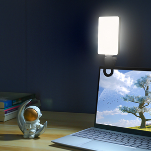 Kit de Iluminación para Videoconferencias, 90 LED de Alta Potencia, Plástico, Recargable, Portátil, Luz para Cámara <span class=keywords><strong>Web</strong></span> de Transmisión en Vivo para Zoom - Product Image 2