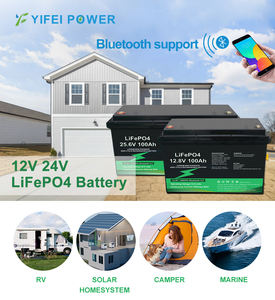 Bester Preis Benutzer definierte 12V 24V 100ah 200ah 300ah Solar Lifepo4 Batterie für Wohnmobil boote Schiffe Golf wagen Home Energie speicher - Product Image 6