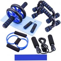 Ensemble Ab Roller et Push-up Multifonctionnel pour Entraînement à Domicile