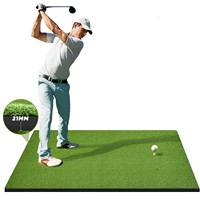 Tapis de frappe de golf 5ft x 4ft pour entraînement de swing, tapis de frappe extérieur pour driving range, personnalisable