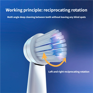 แปรงสีฟันไฟฟ้าโซนิค LED อัจฉริยะแบบปรับแต่งได้สำหรับขายส่ง กันน้ำ ชาร์จไร้สาย หัวแปรงหมุนได้ สำหรับดูแลช่องปากที่บ้าน - Product Image 3