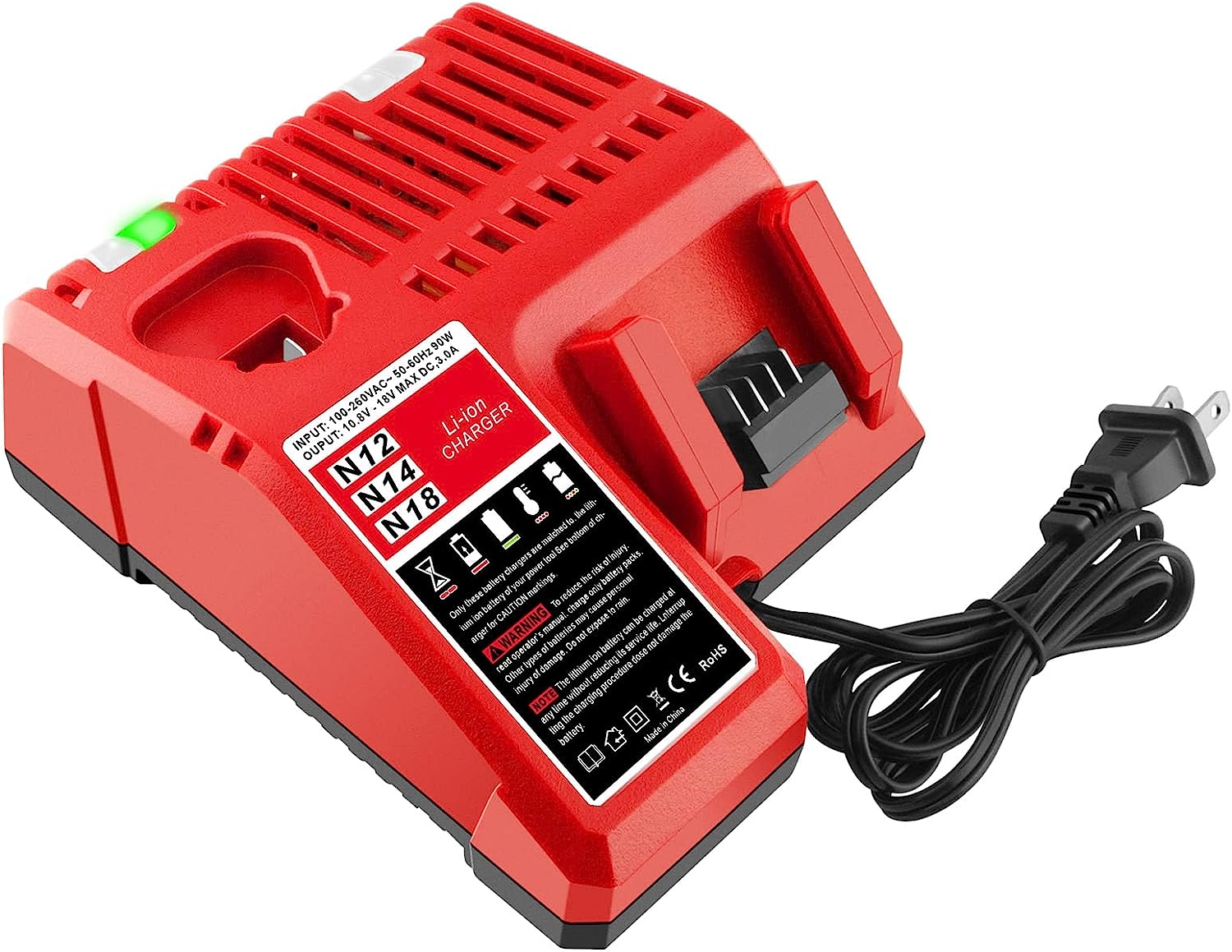 Replacement 18V 300mA AC Adapter Power Supply For BCA 144 Ryobi 14 4V
