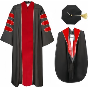 Toghe di <span class=keywords><strong>Laurea</strong></span> Personalizzabili FUYI per Diplomi Universitari (Dottorato/Magistrali/<span class=keywords><strong>Laurea</strong></span>) <span class=keywords><strong>in</strong></span> Poliestere, Disponibili all'Ingrosso - Product Image 3